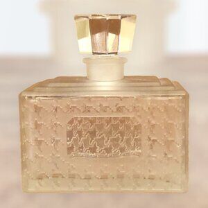 Vintage Christian Dior Miss Dior Crystal Glass Perfume Bottle Empty
